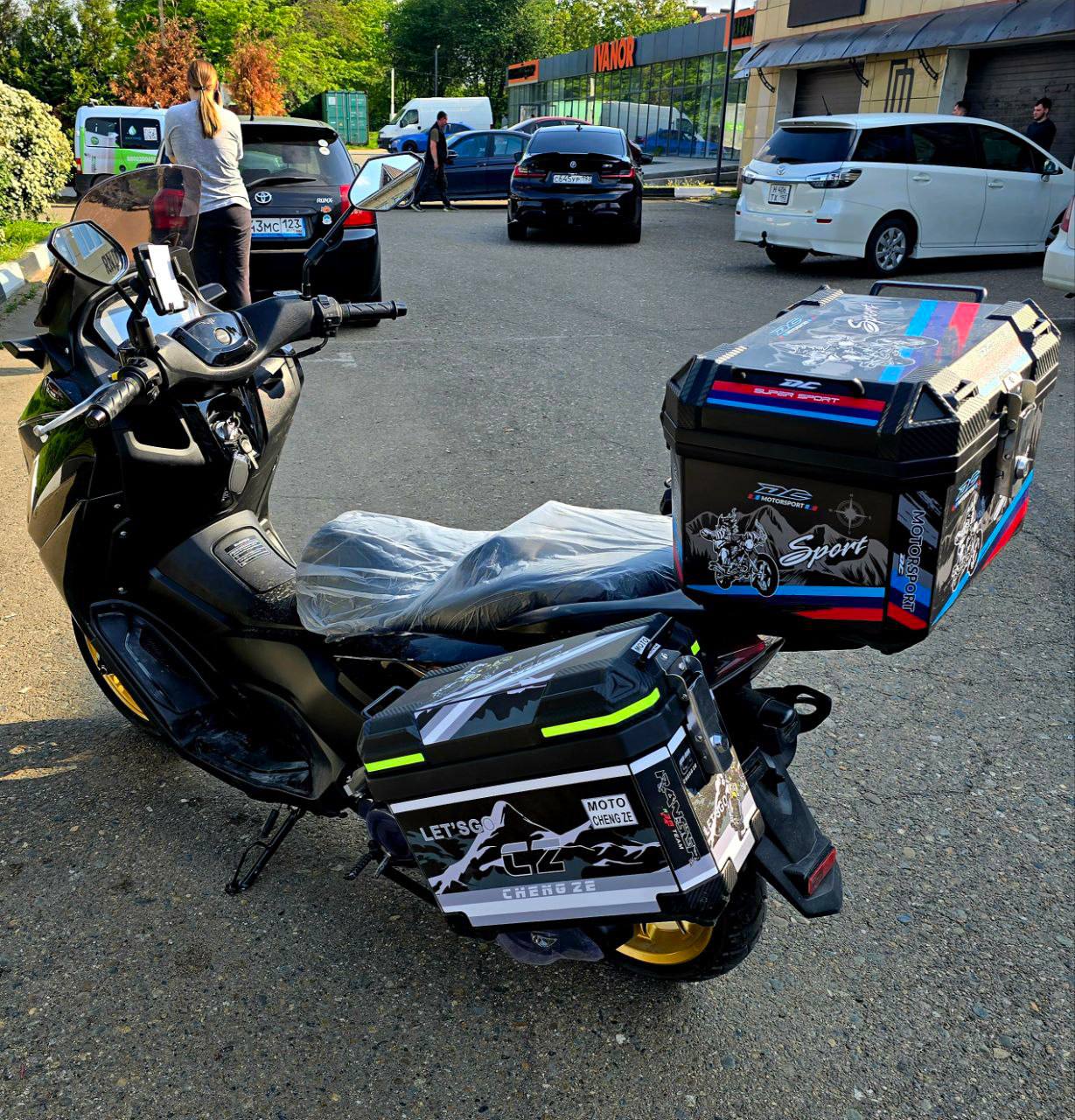 Макси Скутер Jilang Z MAX - 3 кофра